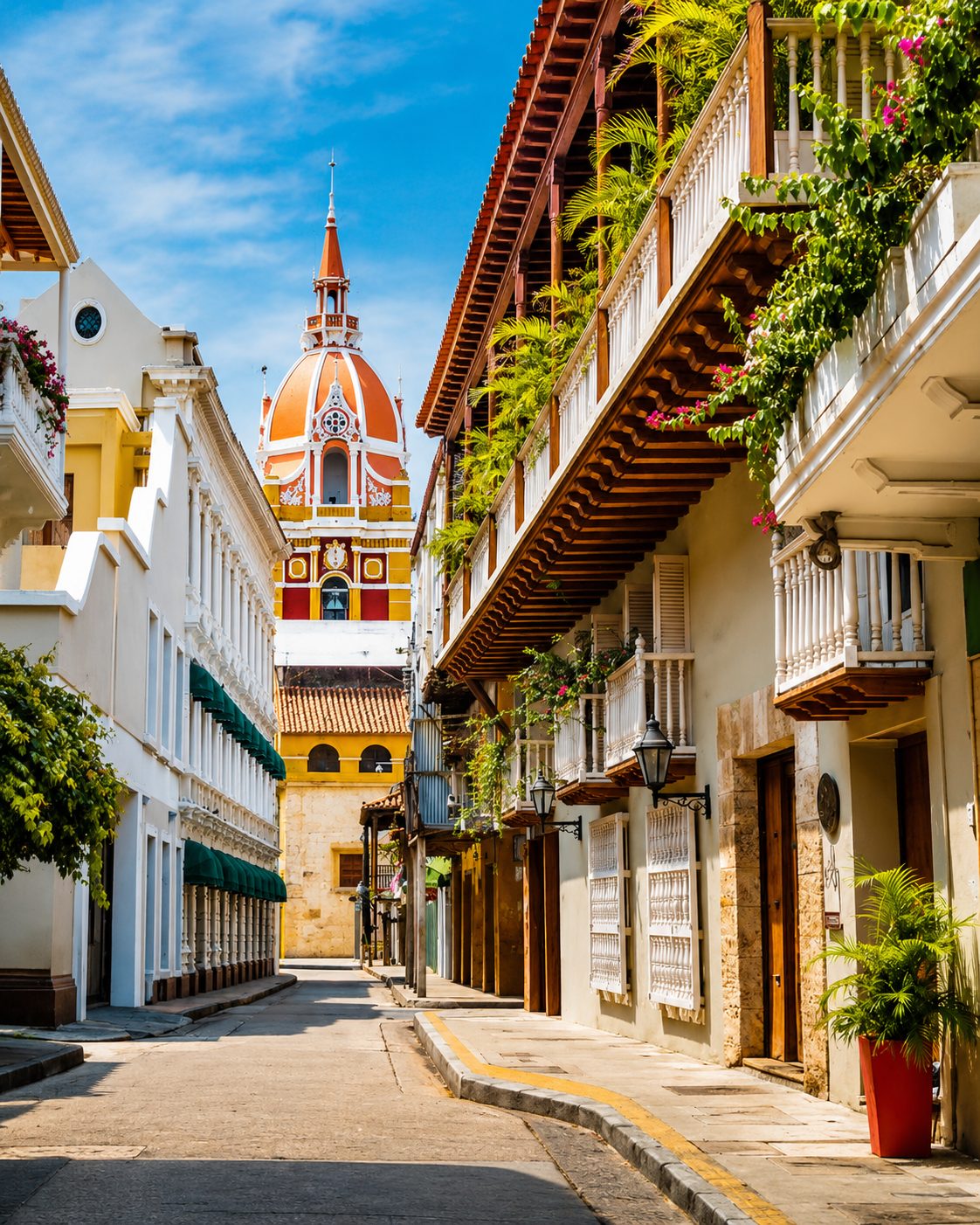 Cartagena old town street